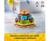 LEGO ICONIC 40815 Tort na przyjęcie urodzinowe - 1529759 - zdjęcie 4